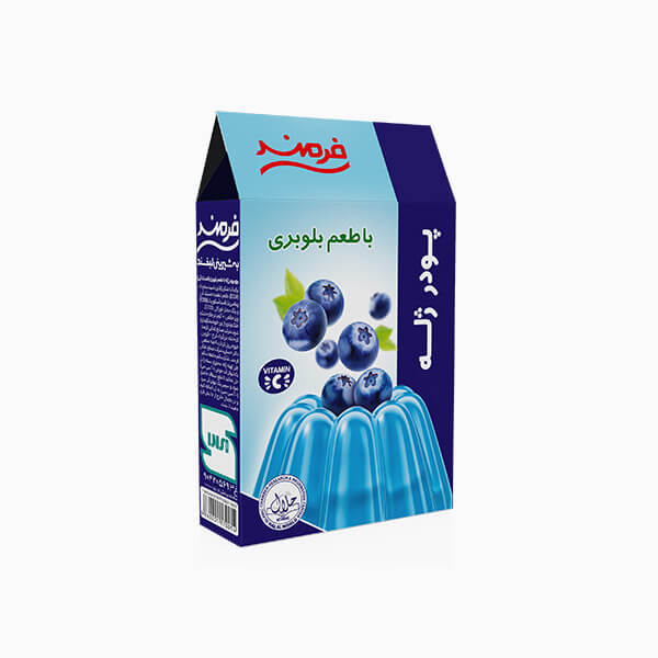 پودر ژله بلوبری فرمند