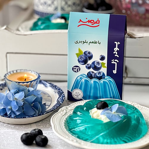 ژله بلوبری