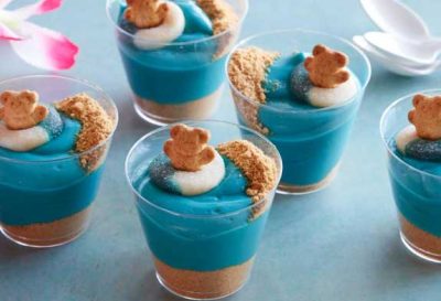 طرز تهیه ژله لیوانی اقیانوسی
