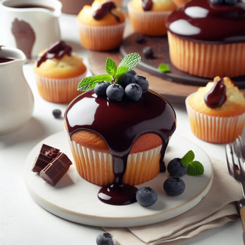 کاپ کیک شکلاتی