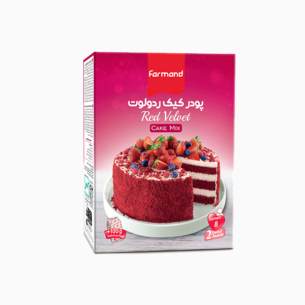 پودر کیک ردولوت فرمند