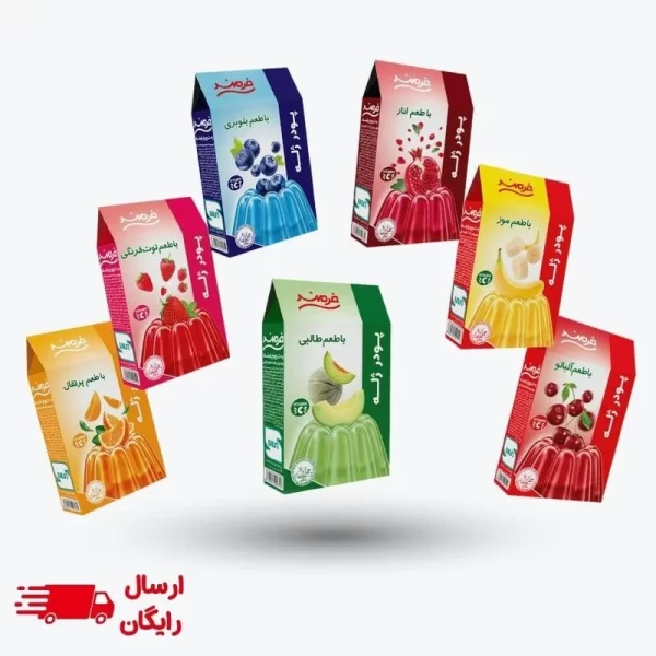 ژله های خوشمزه فرمند - پک 7 تایی ژله