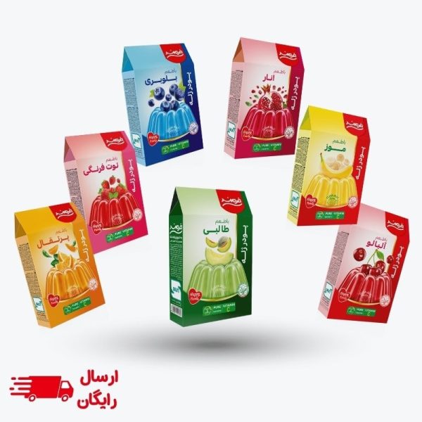 ژله های خوشمزه فرمند - پک 7 تایی ژله