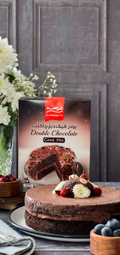 کیک دبل چاکلت