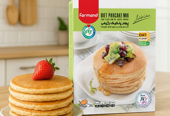 پودر پنکیک رژیمی فرمند