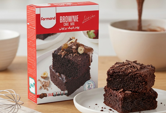 کیک براونی فرمند