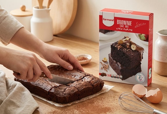 کیک براونی فرمند
